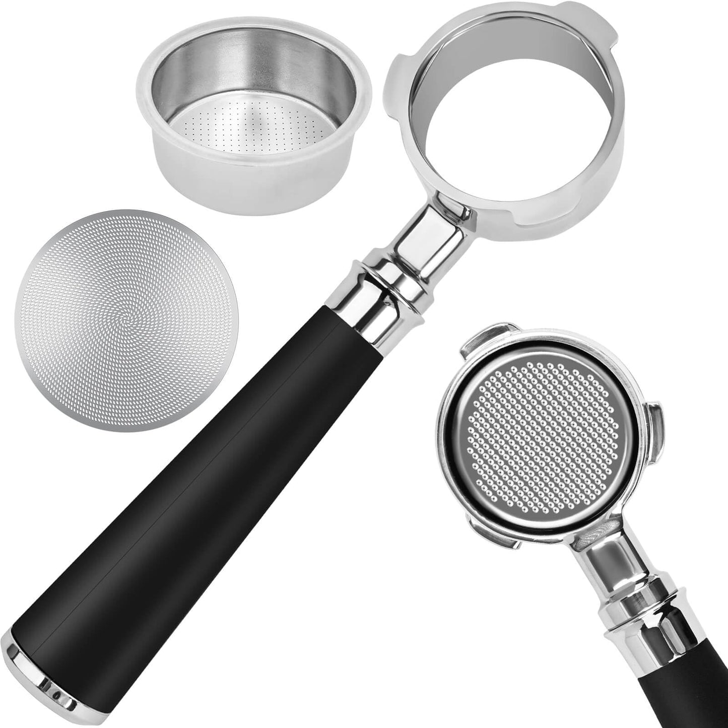 51mm Tampers Bottomless Portafilter with 3 Ears for Espresso Machines NEW