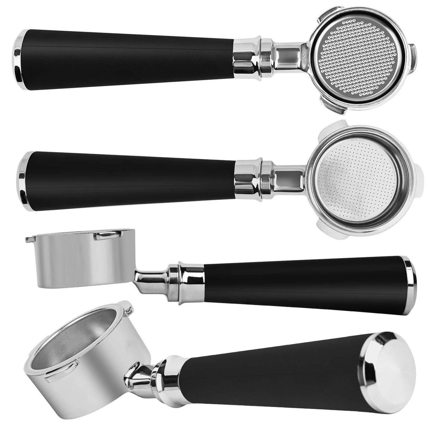 51mm Tampers Bottomless Portafilter with 3 Ears for Espresso Machines NEW
