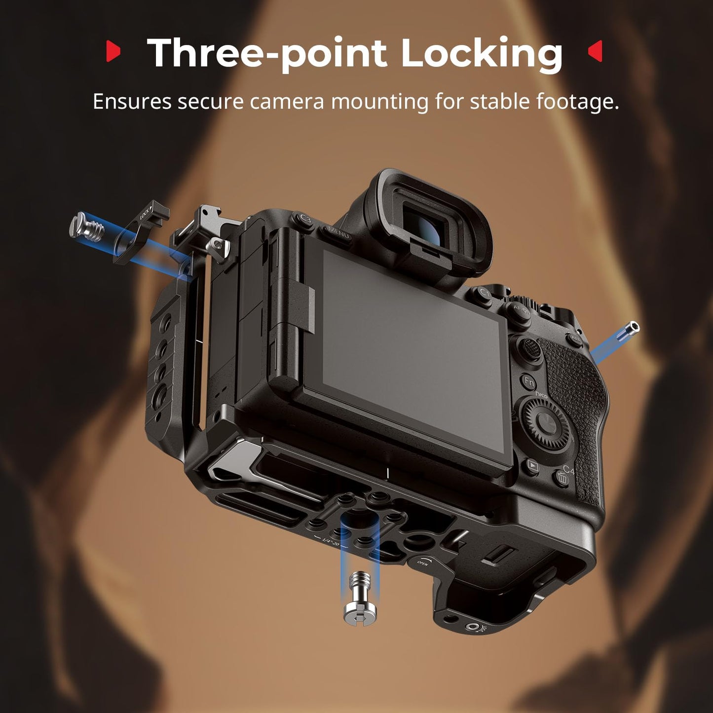 SMALLRIG Alpha Handheld Stabiliser Quick Release Cage for Sony A7 Camera DEMO