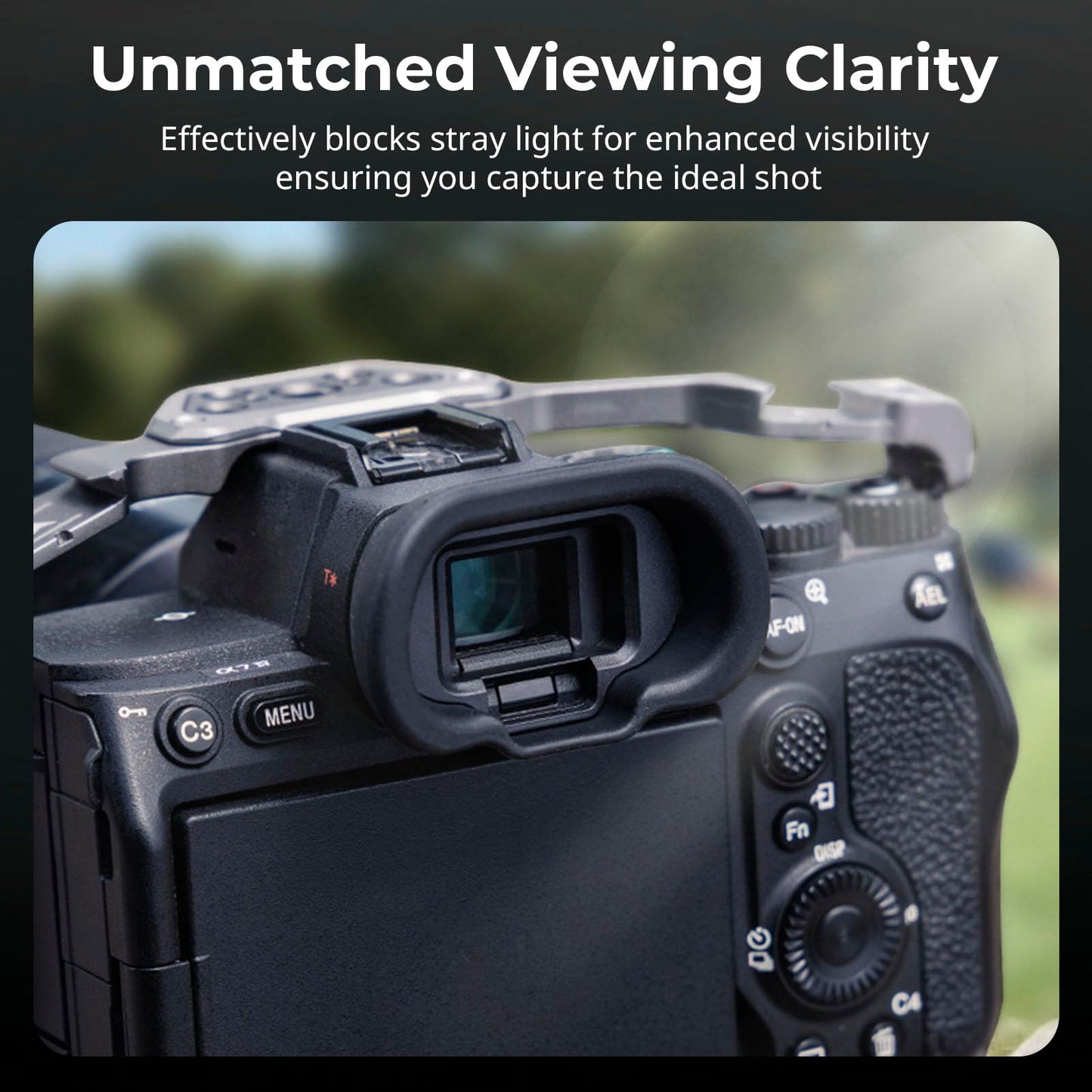 SMALLRIG Black Camera Viewfinder Eyecup for Sony Alpha 7 Series - NEW