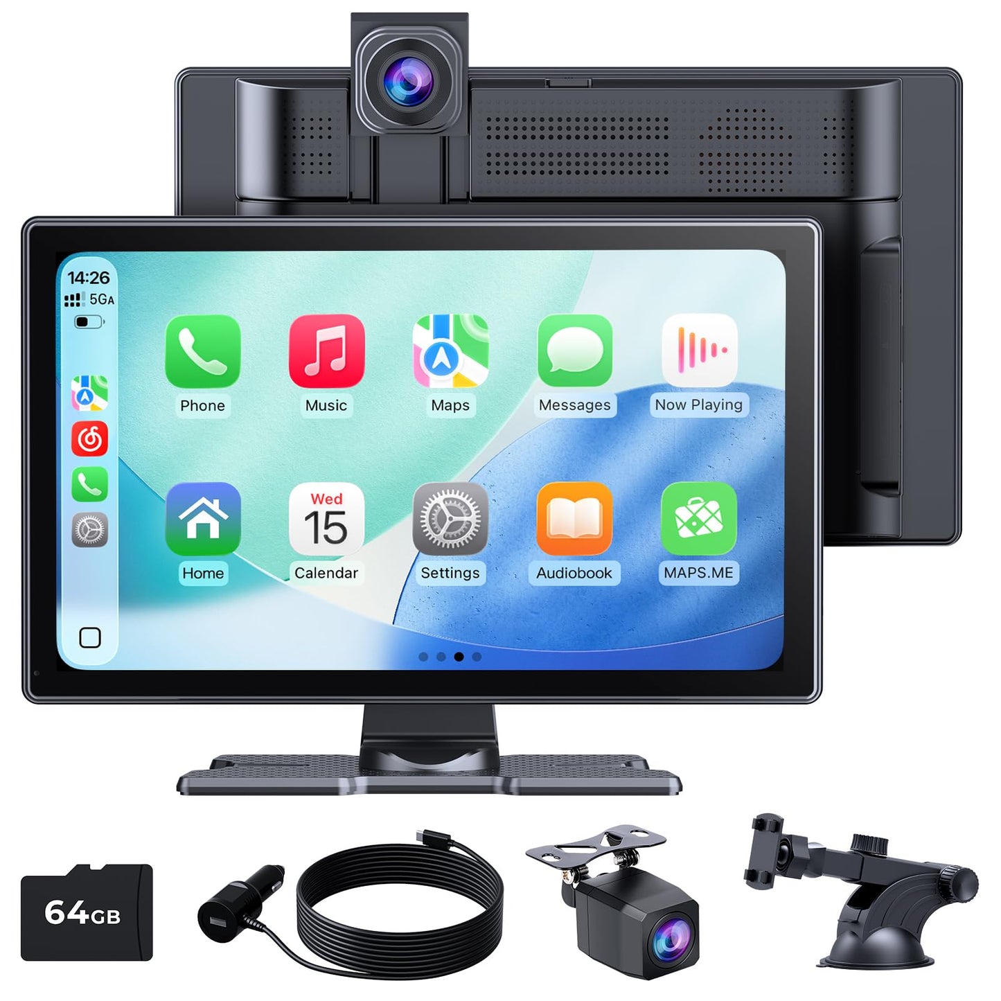 Wonsidary 9" On-Dash-Monitoring Black On-Dash HD Touchscreen Monitoring DEMO