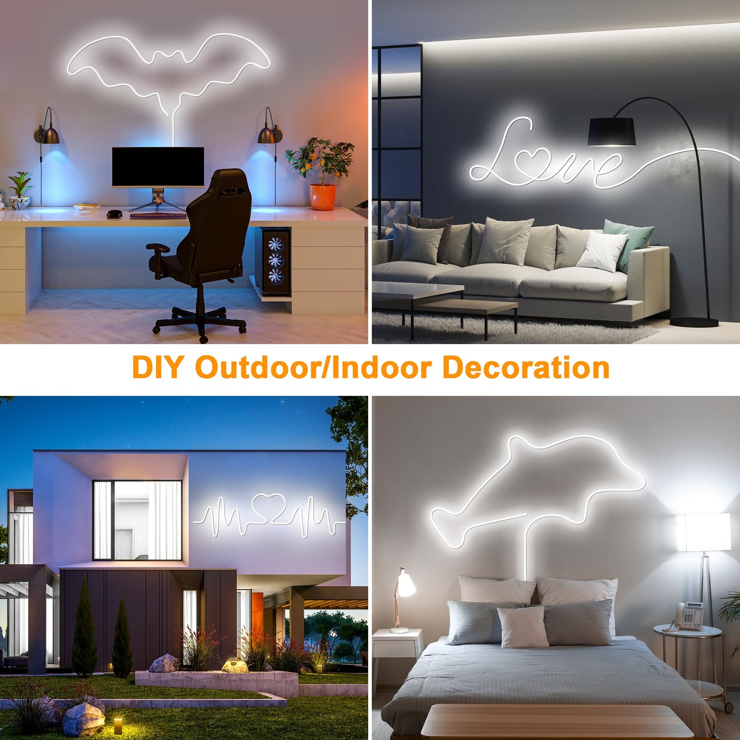 Cozylady 32.8ft LED Strips Dimmable LED Strip Lights, Waterproof IP67, DEMO