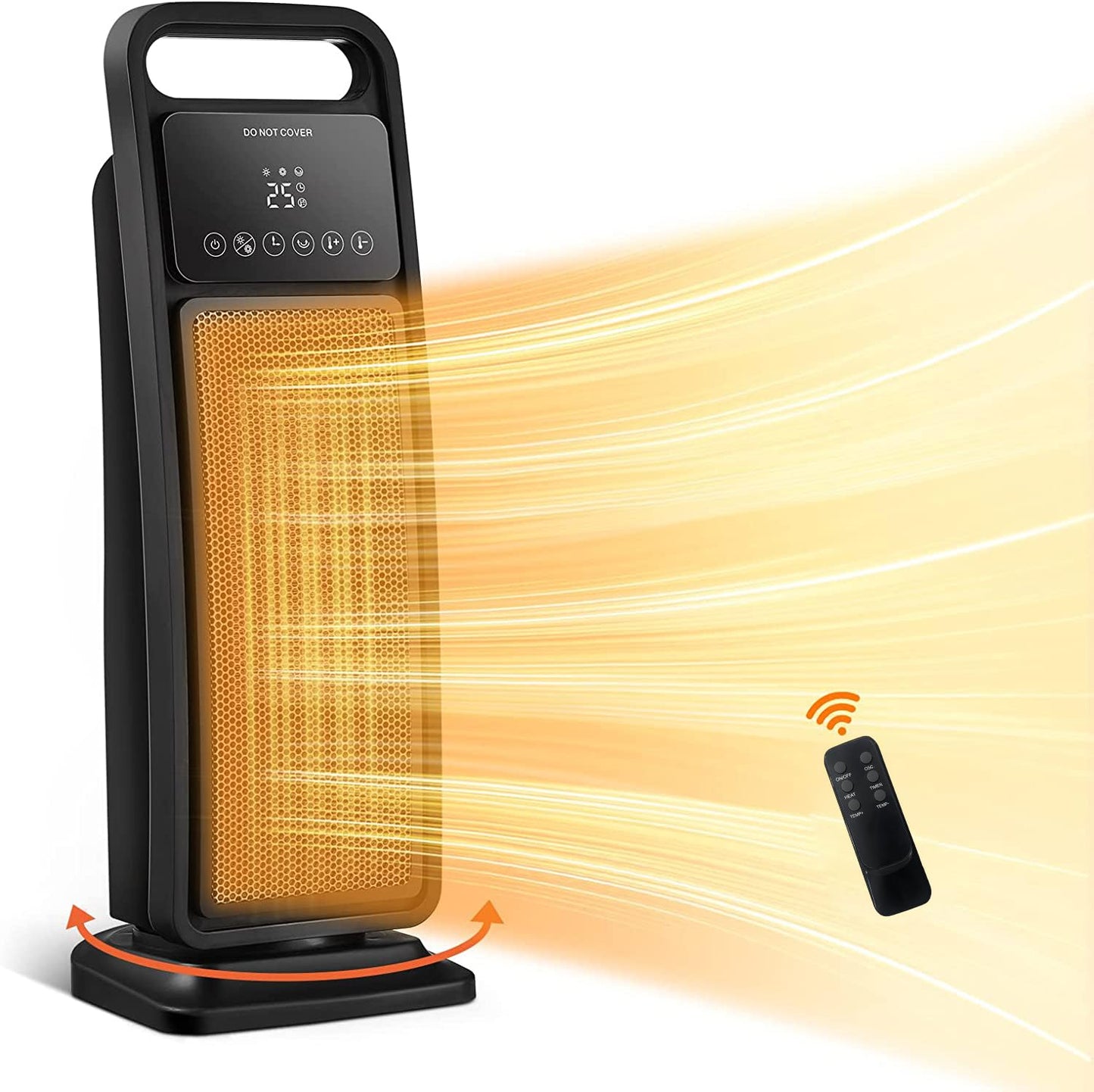 ADVWIN 2000W Heating Ceramic Space Heater with Remote Control for Home DEMO