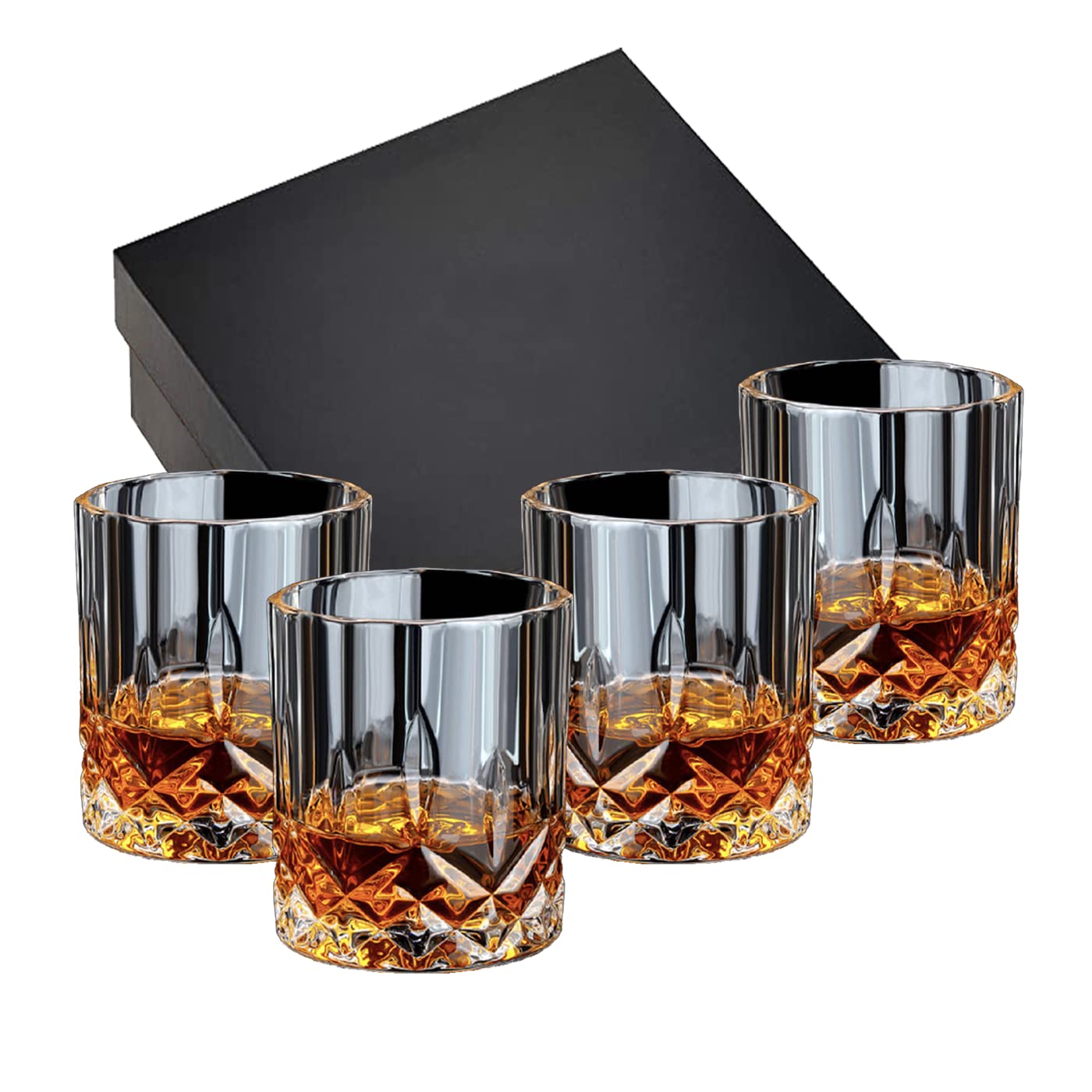 Grestar 10oz Transparent Cocktail Glasses for Scotch, Bourbon & Liquor DEMO
