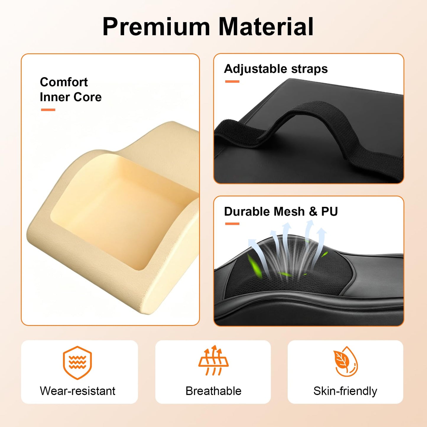 3D Kneading Massage Pillow for Neck, Back & Shoulder Pain Relief Electric NEW