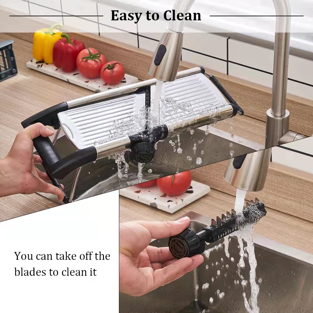 Versatile Stainless Mandolines Steel Mandoline Slicer for Effortless NEW