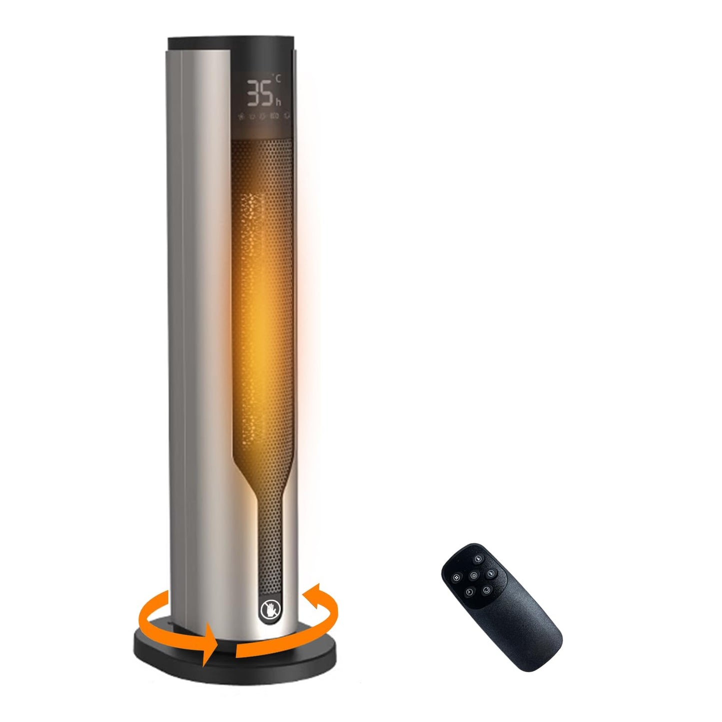 Heating Tower Space Heater with Adjustable Thermostat and Remote Control DEMO