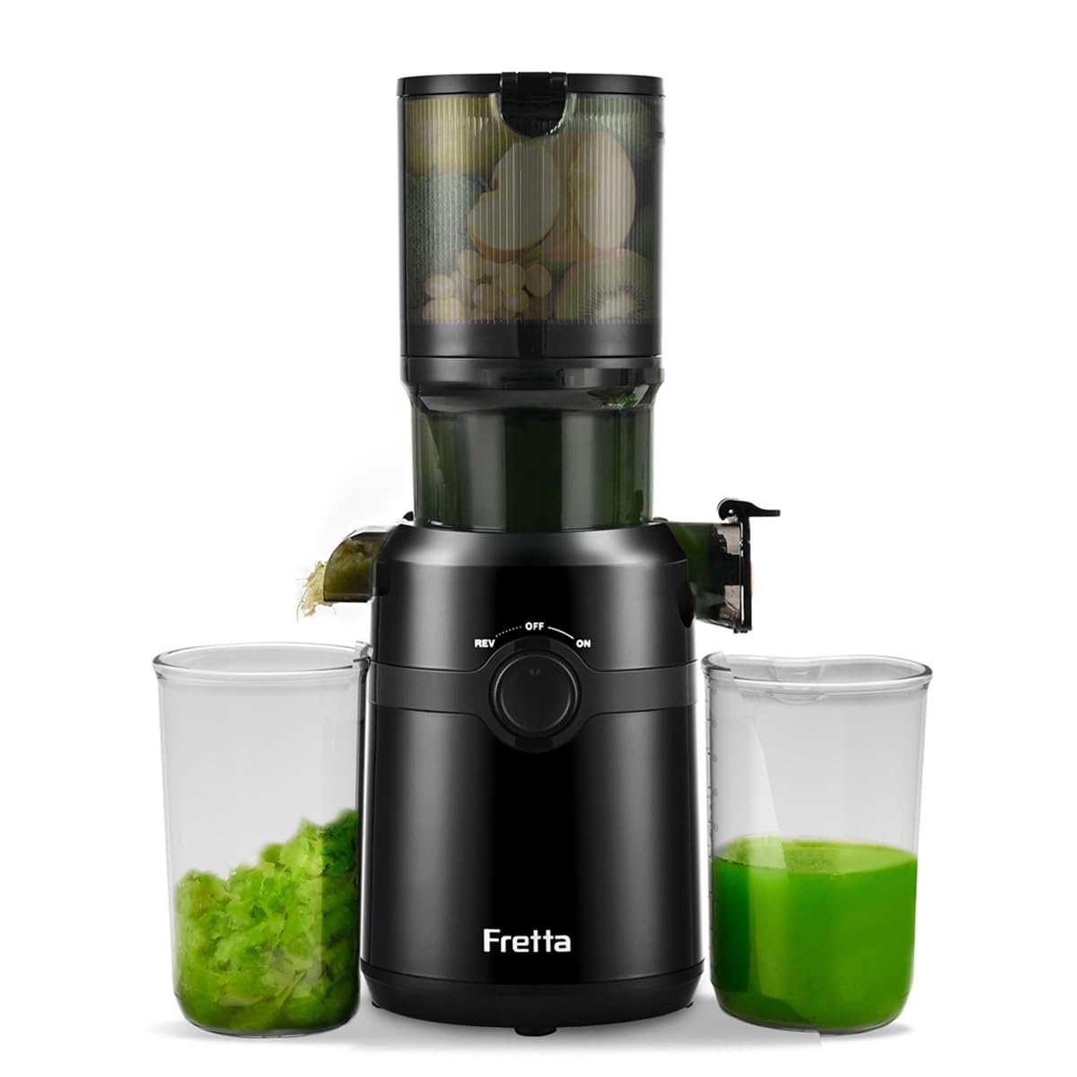 Fretta Masticating Juicers Slow Juicer Machine, Cold Press Electric Juicer, NEW