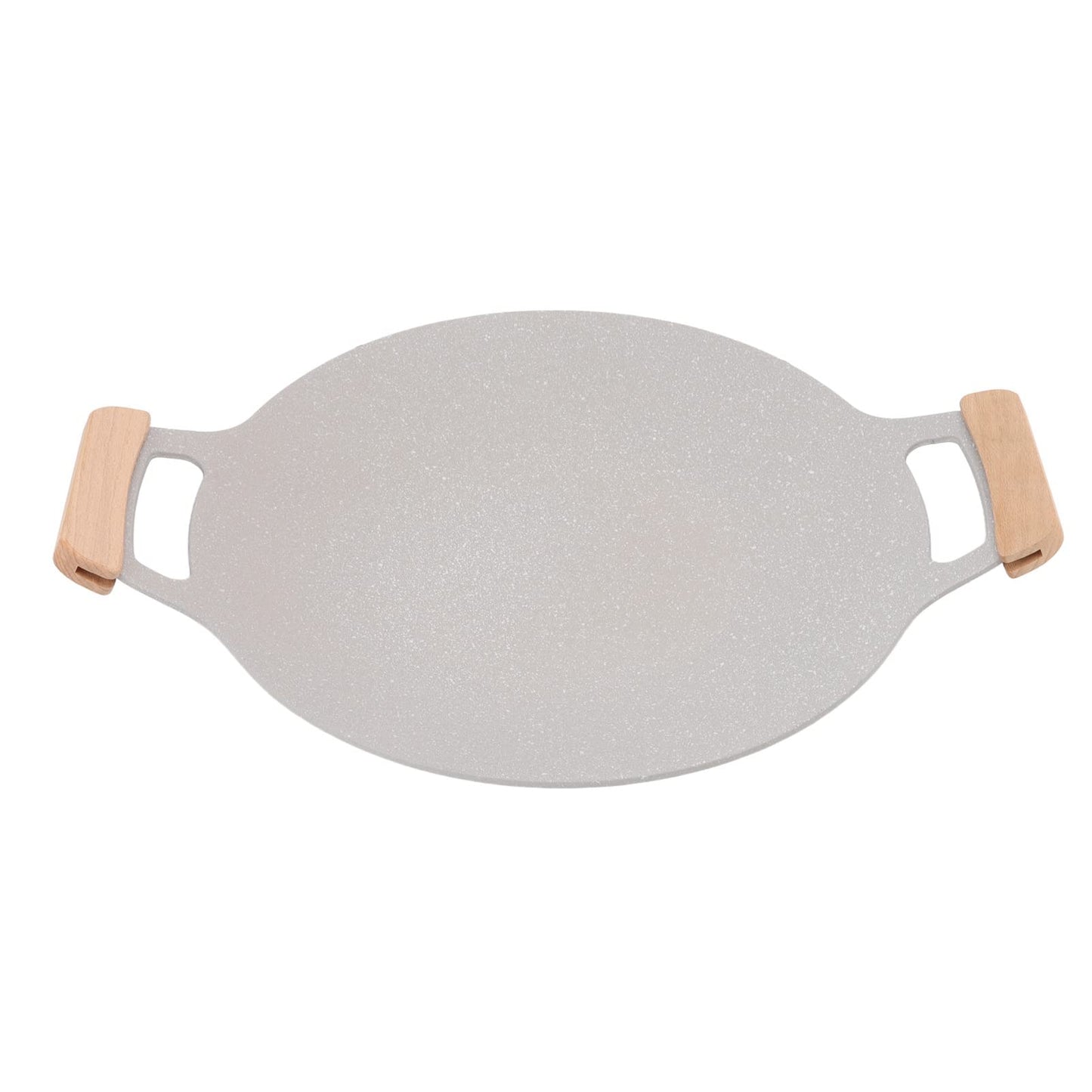 13.5" / 34cm Non-Stick Aluminium Griddle Pan in Grey Size 13.5" / 34cm NEW