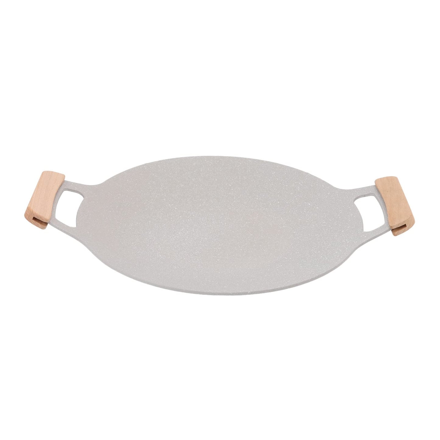 13.5" / 34cm Non-Stick Aluminium Griddle Pan in Grey Size 13.5" / 34cm NEW