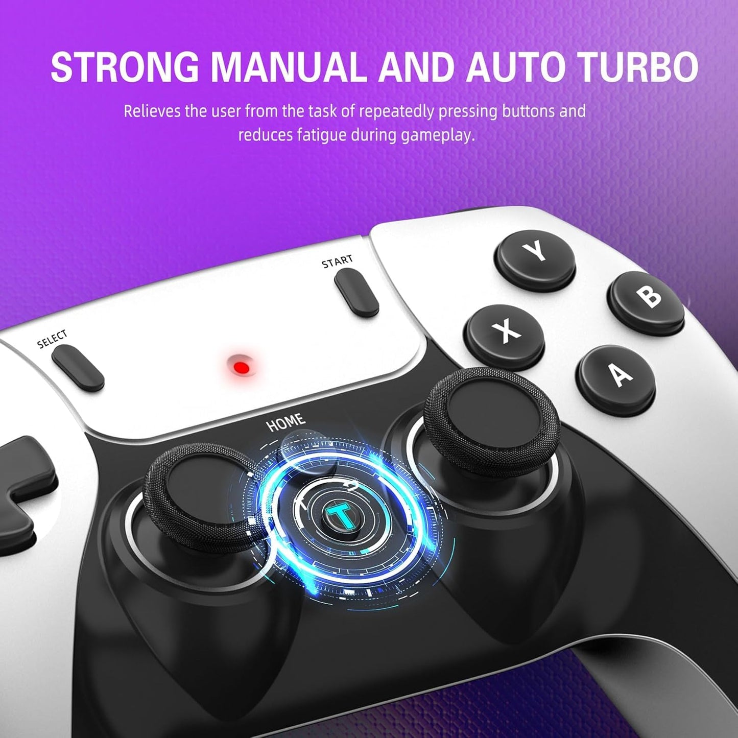 4K White Gaming Console with 64GB Storage, Wireless Controller for Gamers NEW