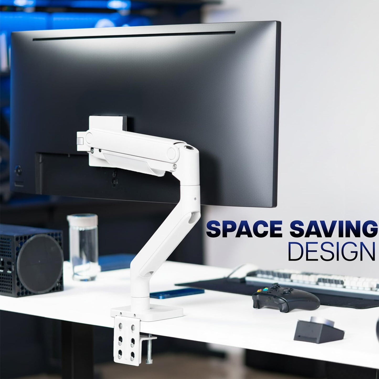 VIVO Ultrawide Monitor Tension Arm Adjustable Aluminum for 49 Inch Screens NEW