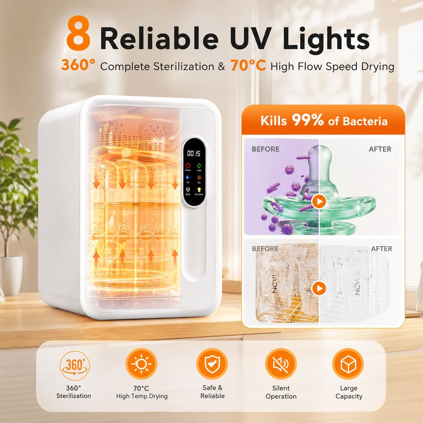Cobuy UV Sterilisers Sterilisation Cabinet Large Capacity Disinfection NEW