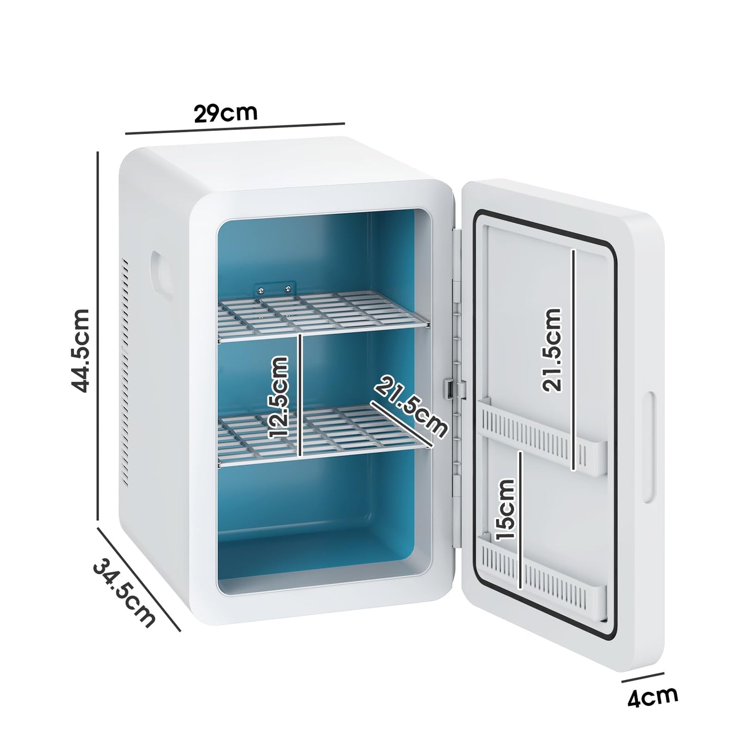 ADVWIN 22L Refrigerators Portable Mini Fridge for Dorm, Office, Bedroom - NEW