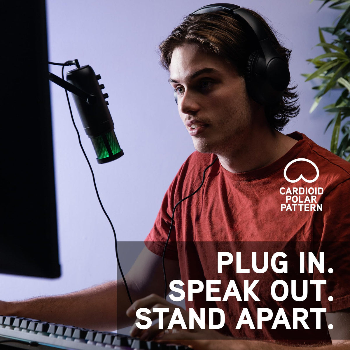 BlueAnt Black Condenser USB-C Microphone for Plug-and-Play Recording DEMO