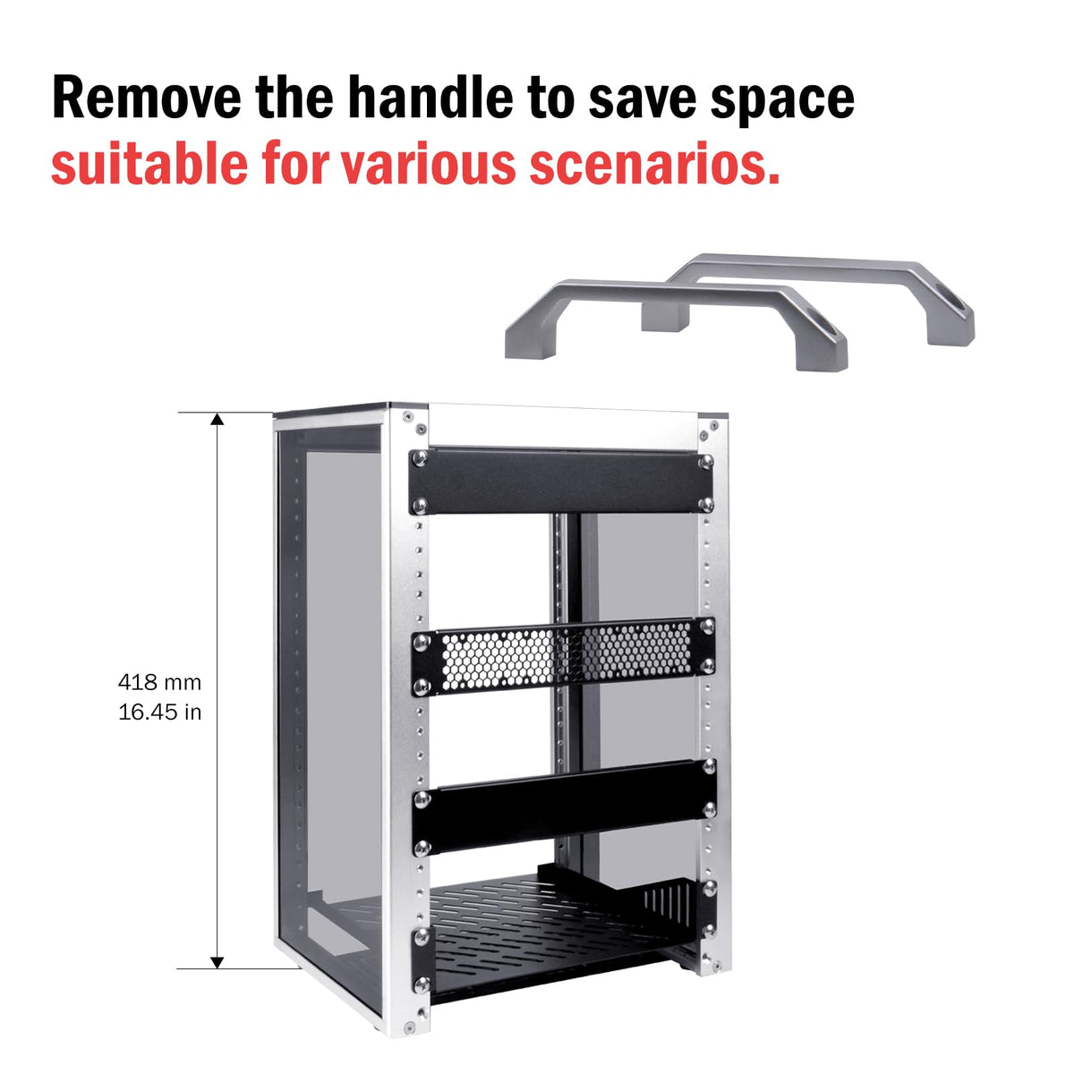 GeeekPi 8U Computer Accessories Server Cabinet Rack for Network Servers, NEW