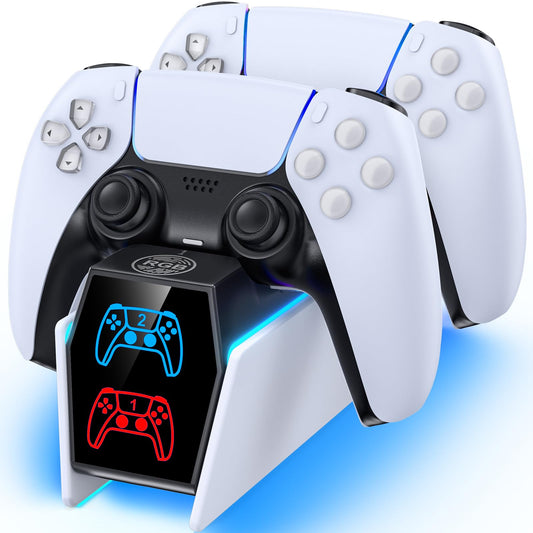 Tokluck PS5 Chargers Controller Charging Dock Station for PlayStation 5 - DEMO