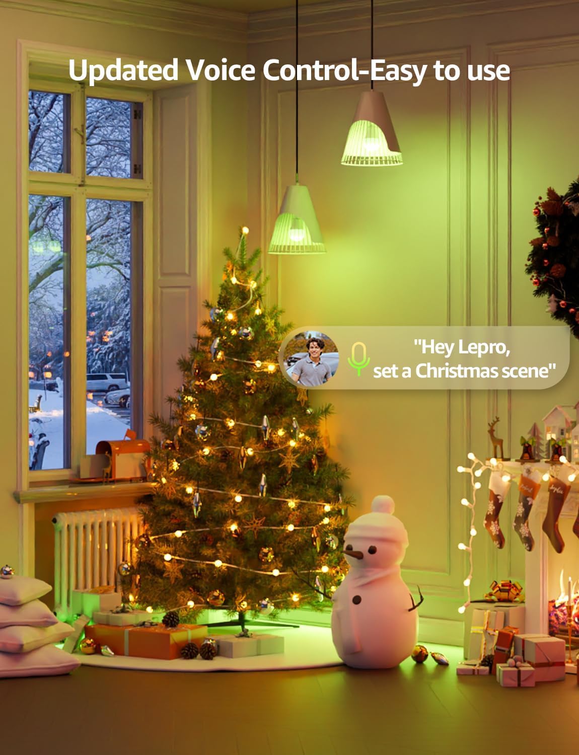 Lepro Smart LED Bulbs LED Bulb Color Changing Music Sync Bayonet Base for DEMO