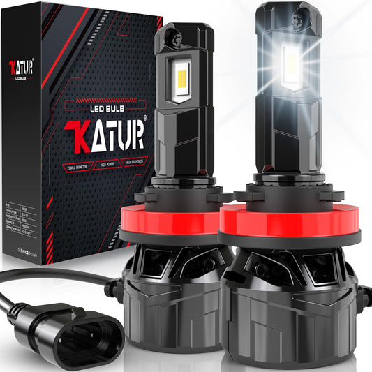 KATUR H11 Headlights LED Headlight Bulbs 40000LM Xenon White & Red Bright NEW