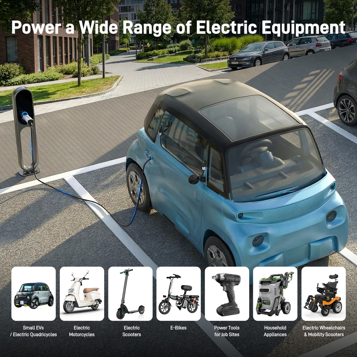 RamTouch White Power Adapter for Charging Stations - Reliable Solution DEMO