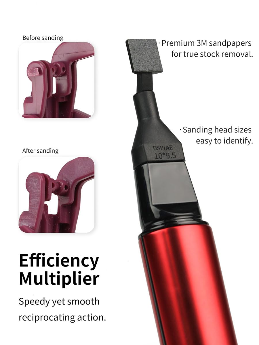 DSPIAE Electric Sanders Reciprocating Sander Tool with 8 Sanding Heads NEW
