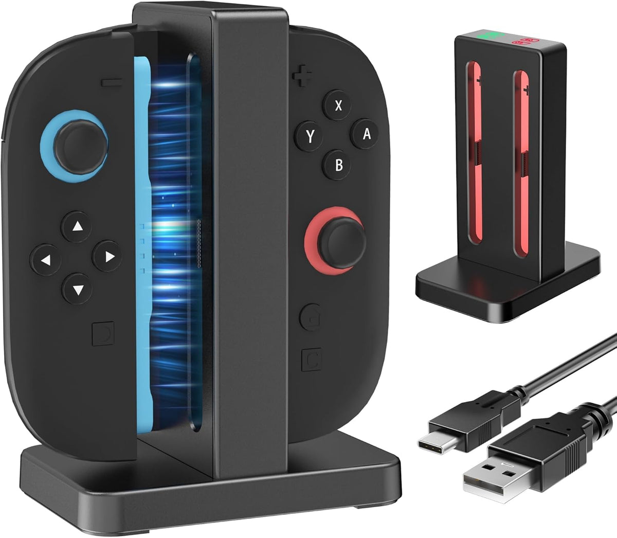 DOBE 4-in-1 Magnetic Charging Dock for Nintendo Switch Gaming Accessories NEW