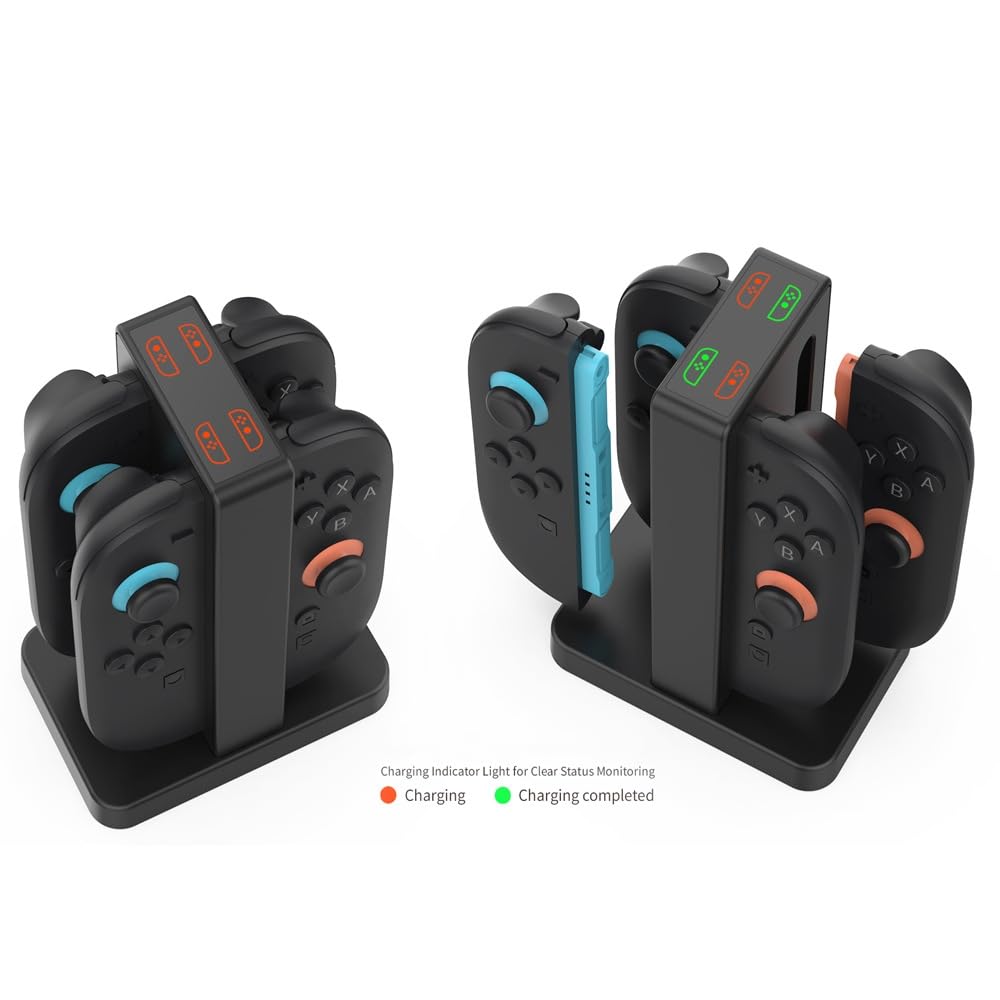 DOBE 4-in-1 Magnetic Charging Dock for Nintendo Switch Gaming Accessories NEW