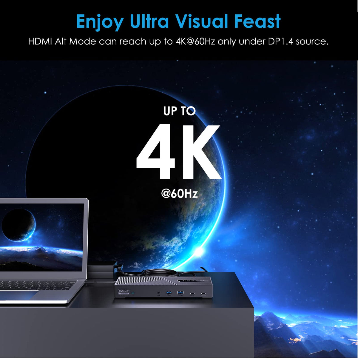 WAVLINK 100W USB-C Triple Display Docking Station with Power Delivery, DEMO