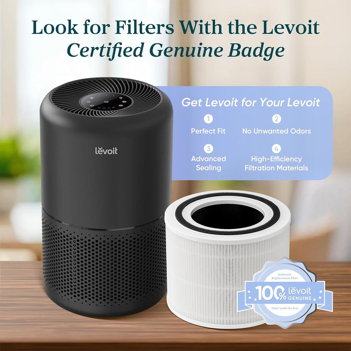 Levoit Core Air Purifiers 300 Black Air Purifier for Home, Quiet NEW