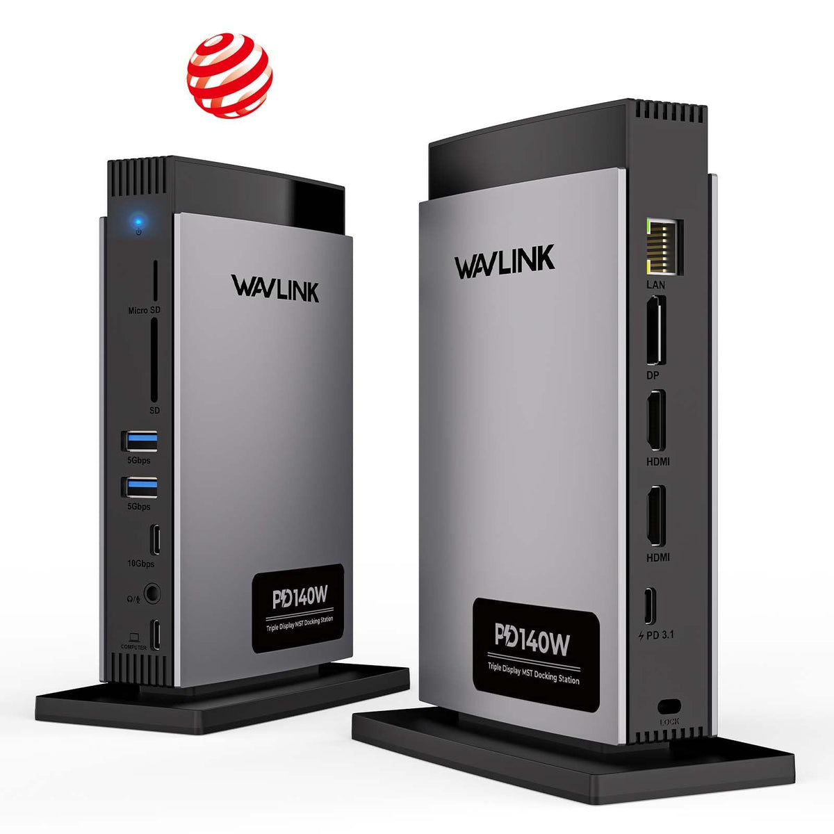 WAVLINK 11-in-1 USB-C Docking Station with Triple Monitor Support for DEMO