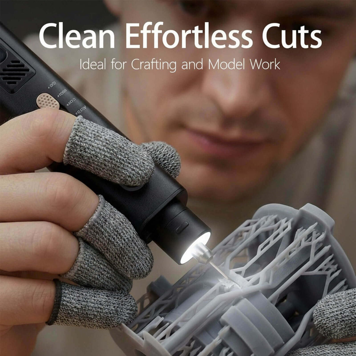 Ultrasonic Cutter Knife 4 Modes Precision Cutting & Polishing Tool Black DEMO