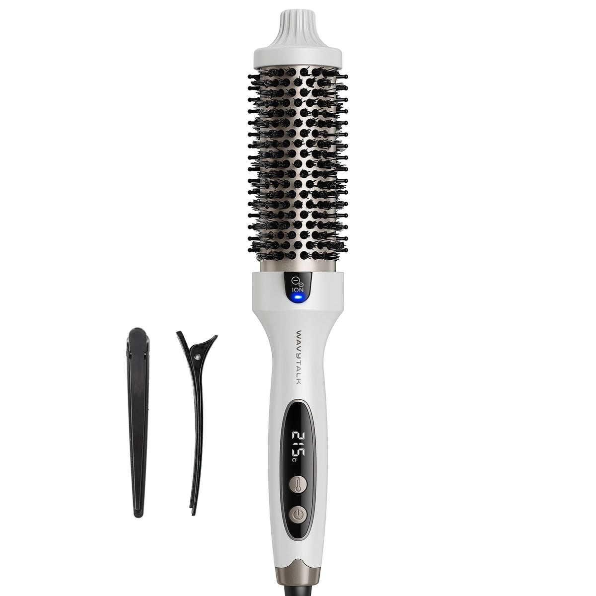 wavytalk Thermal Brush Blowout Boost Ionic Round Hot Air Styler for Hair NEW