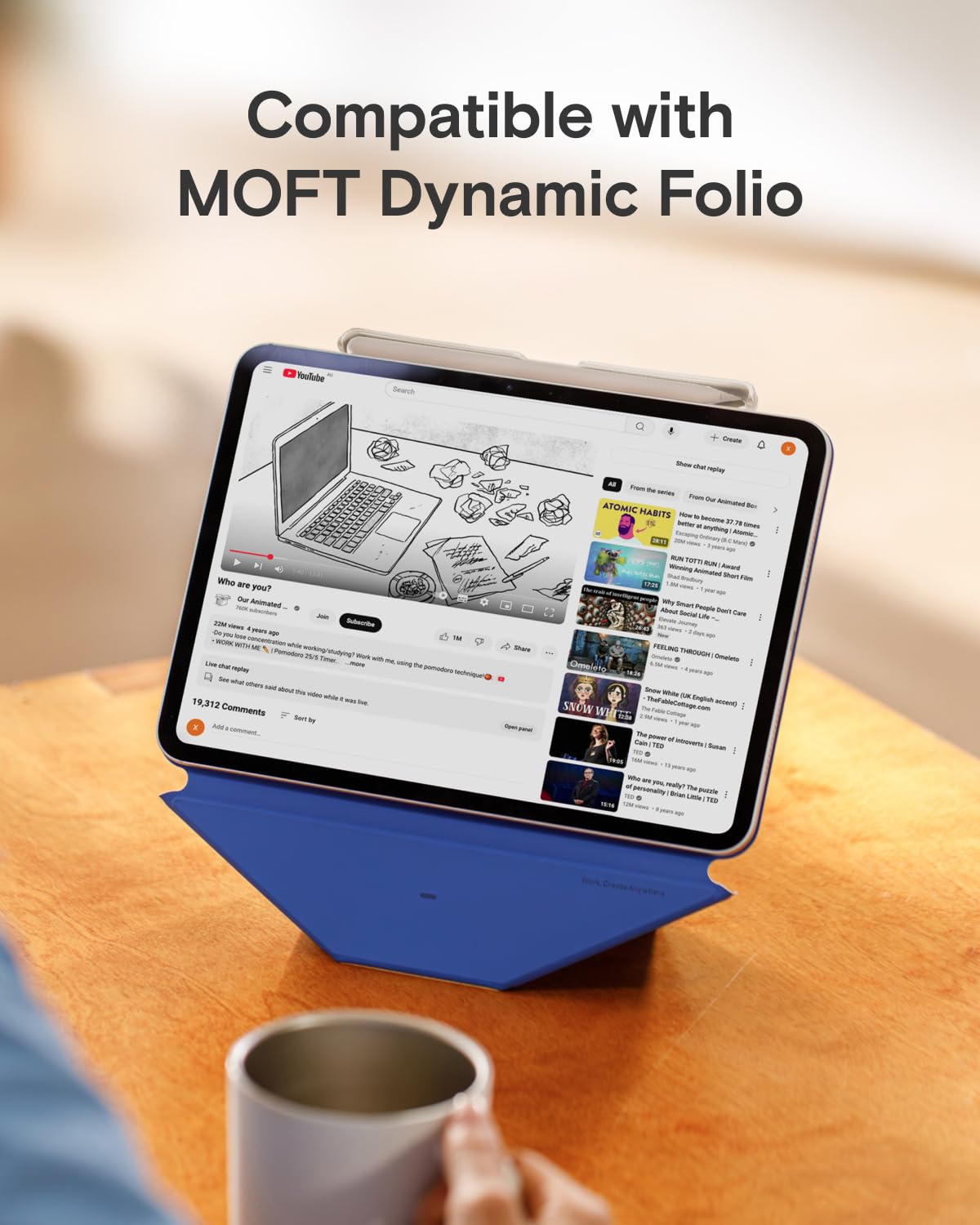 MOFT Minimalist White iPad & iPhone Cases with Pencil Holder Stand NEW