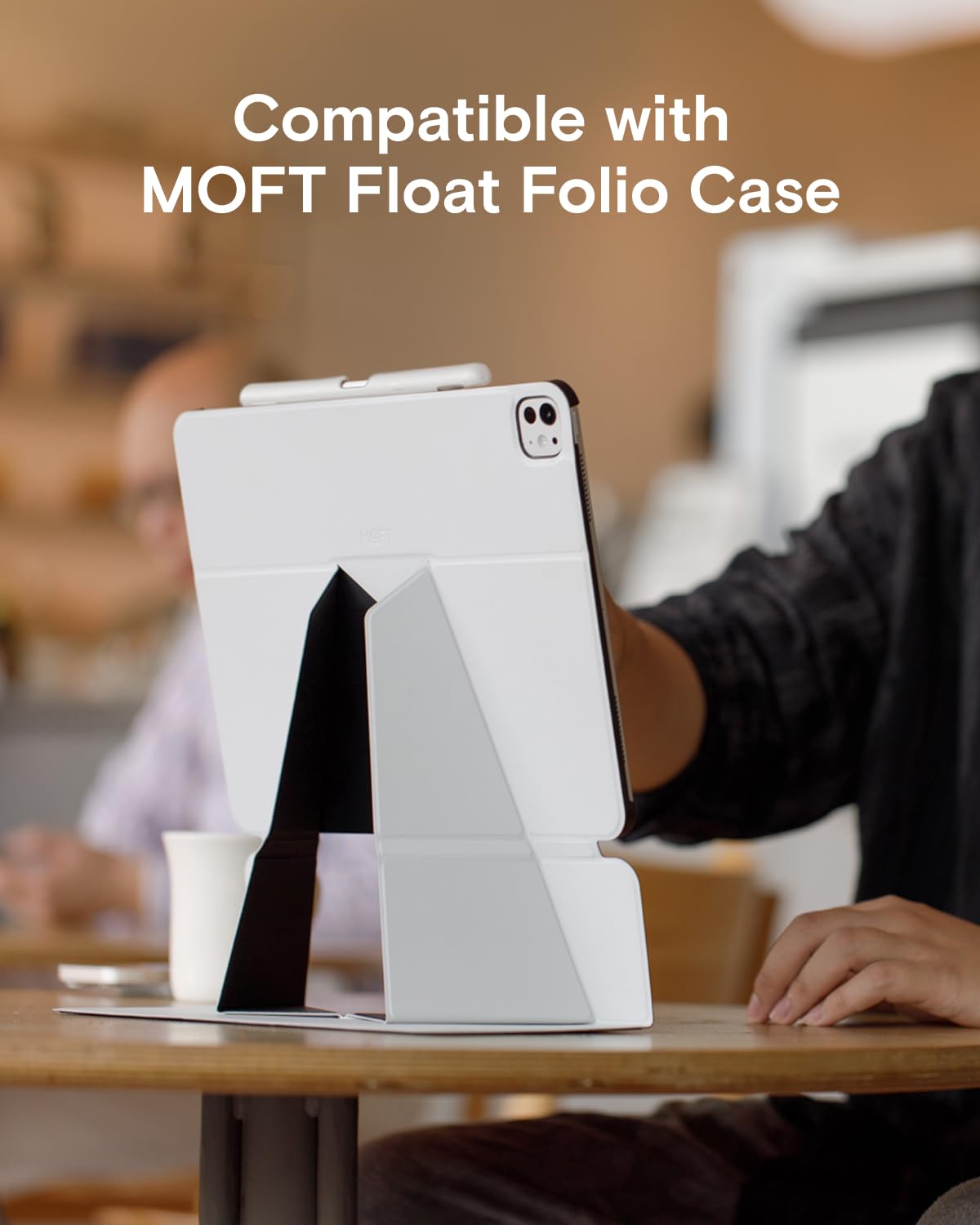 MOFT Minimalist White iPad & iPhone Cases with Pencil Holder Stand NEW