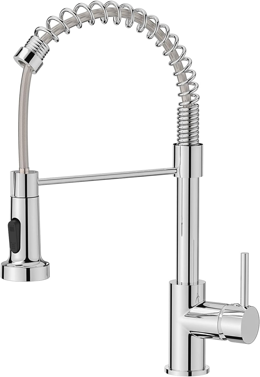 FORIOUS High Arc Swivel 360° Kitchen Sink Tap with Pull Down Sprayer NEW