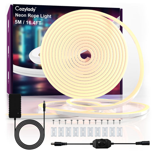 Cozylady Warm LED Strips White Waterproof LED Strip Lights for Home Decor & NEW