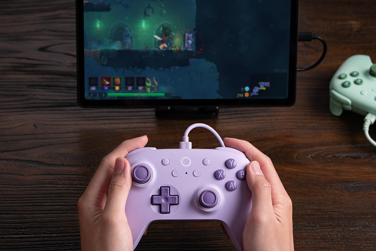8BitDo Ultimate 2C Wired Controller for Windows PC and Android Lavender NEW