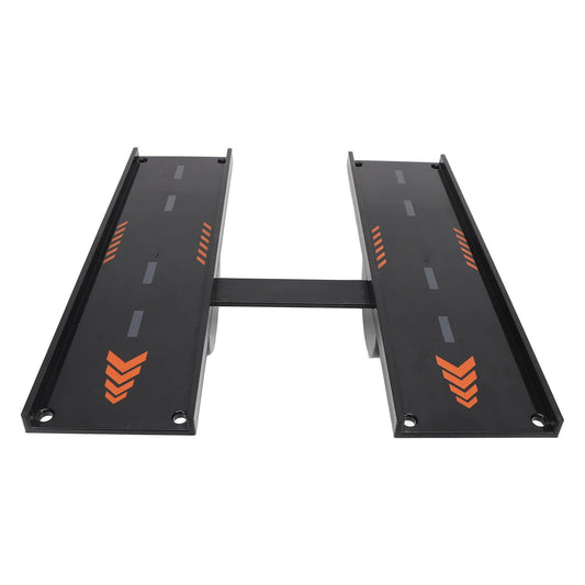 Portable RC Car Jump Ramp Adjustable Plastic Racing Takeoff Board Black DEMO