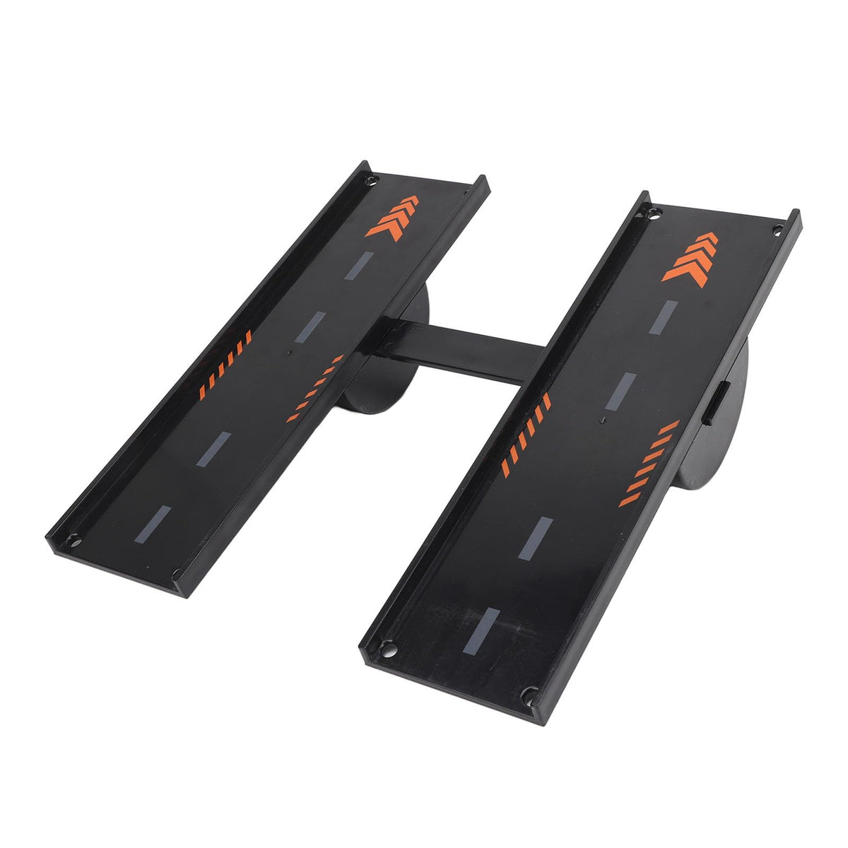 Portable RC Car Jump Ramp Adjustable Plastic Racing Takeoff Board Black DEMO