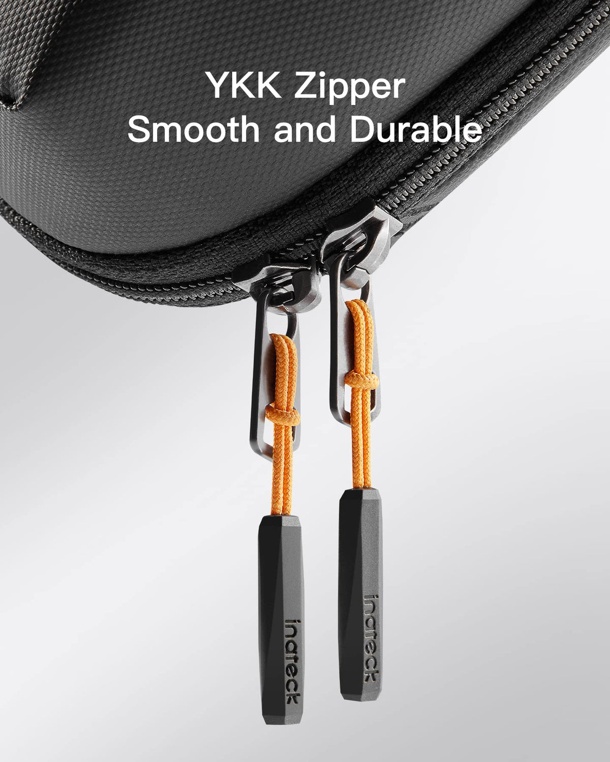 Inateck Unisex Large Cable Organizer Bag 180° Open Polyester Black Size DEMO