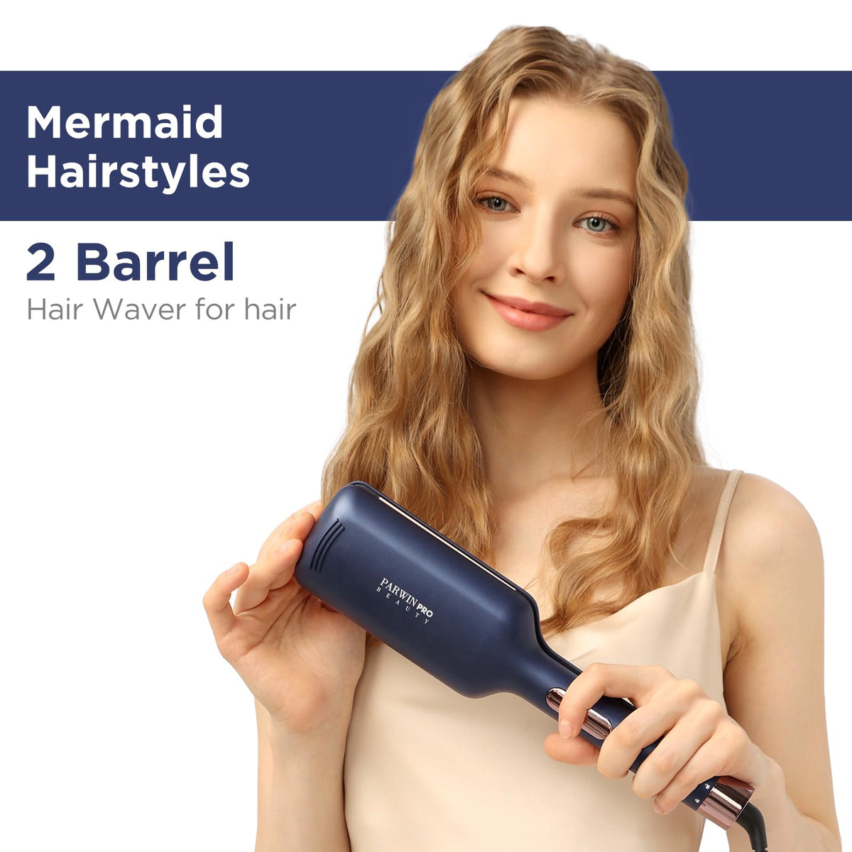 PARWIN PRO Wavers BEAUTY Ceramic Tourmaline Hair Waver Crimper Curling Iron NEW