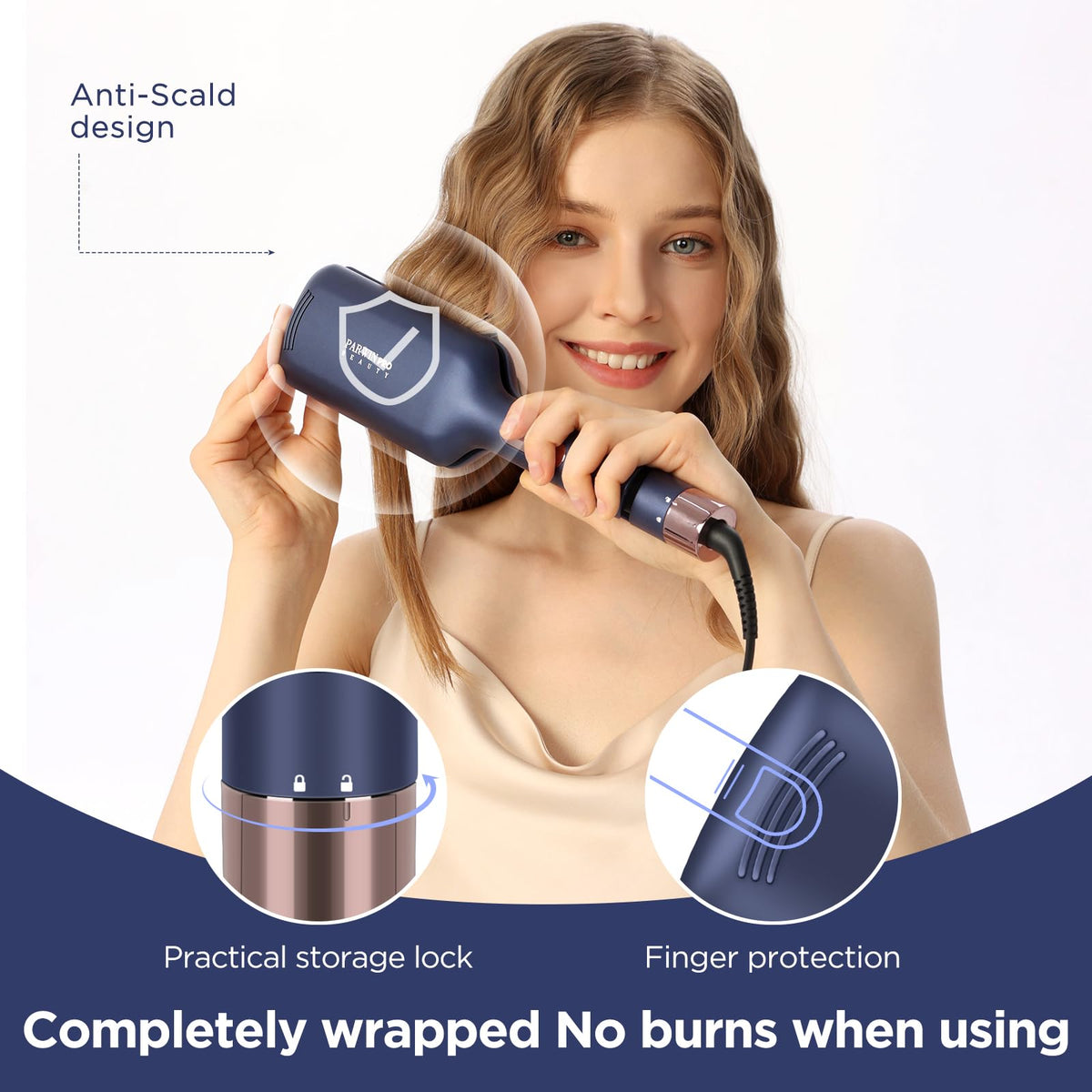 PARWIN PRO Wavers BEAUTY Ceramic Tourmaline Hair Waver Crimper Curling Iron NEW