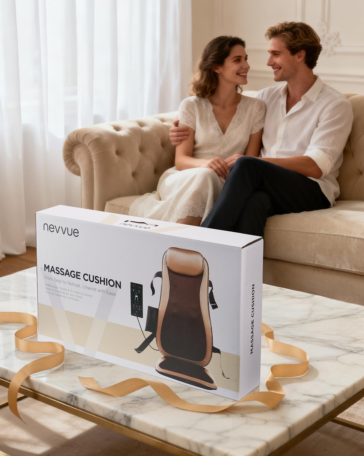 Nevvue Full Body 3D Kneading Electric Massager with Heat and 3 Vibrations NEW