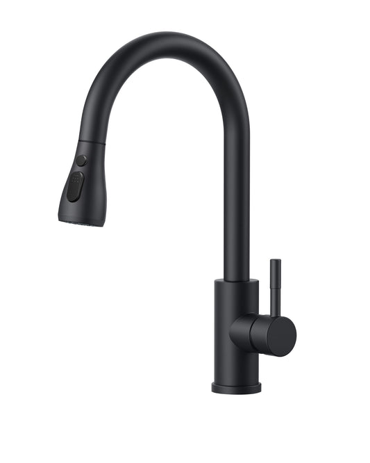 FORIOUS Touch On Kitchen Sink Taps Mixer with Pull Out Spray Swivel Matte NEW