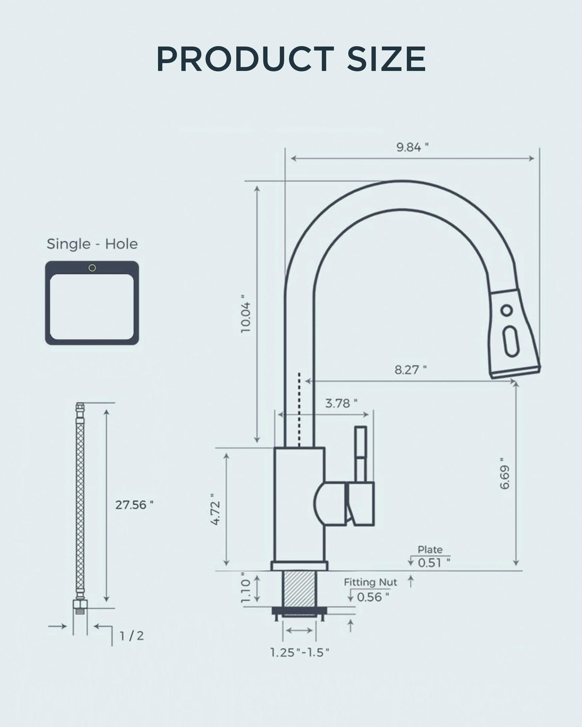 FORIOUS Touch On Kitchen Sink Taps Mixer with Pull Out Spray Swivel Matte NEW