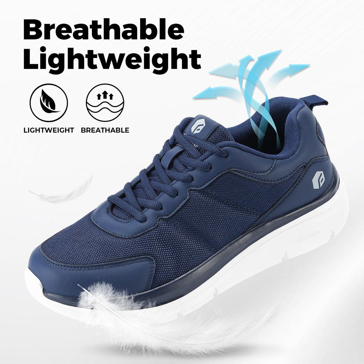 FitVille Lightweight Breathable Trainers Ocean Mist Color Size US 13EW UK 12 NEW