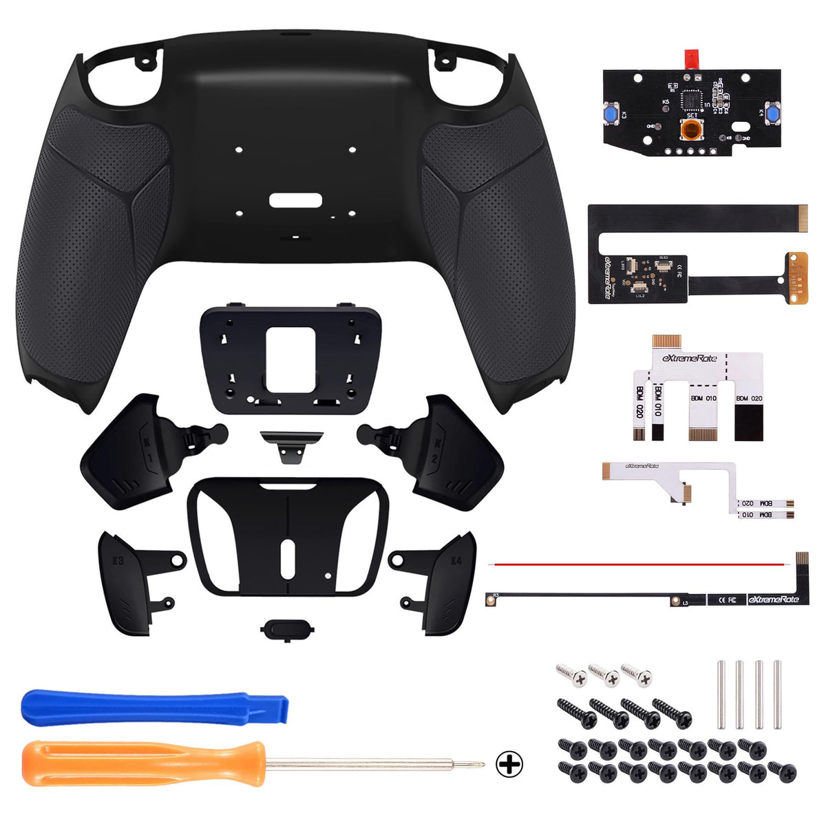 eXtremeRate Rubberized Accessory Kits for Programmable RISE4 Remap Kit NEW