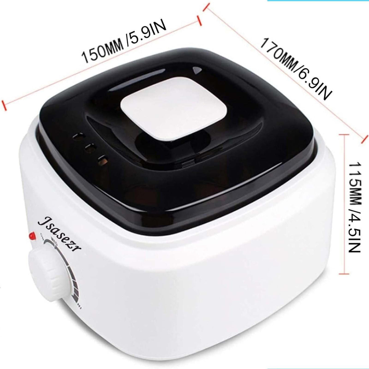 Jsasezr Hair Removal Wax Pot Heater Warmer Kit for Easy At-Home Waxing NEW