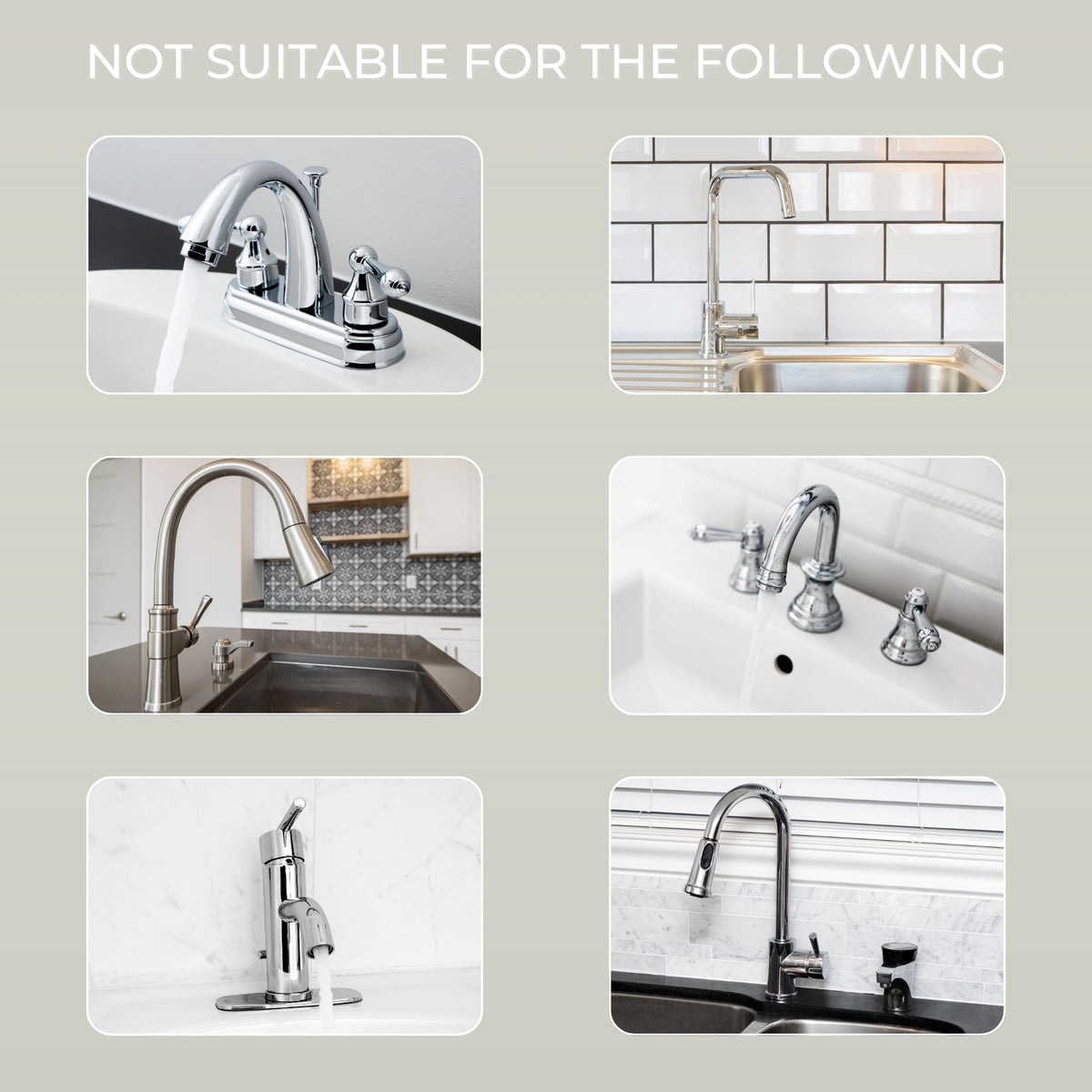 Natureva Diatomite Kitchen Fixtures Sink Splash Guard Arch Chalk Size 60D x NEW