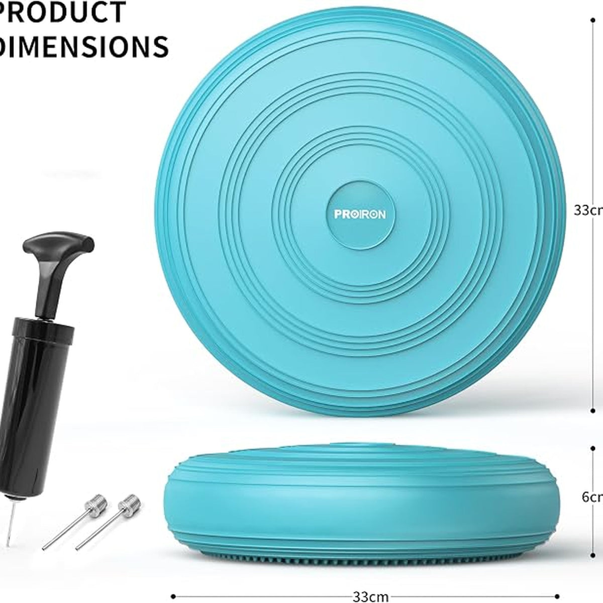 PROIRON Wobble Cushion Balance Disc for Improved Posture and Core Strength, NEW